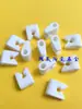 Dispositivo de Guía de Hilo Cerámico/Alúmina 99/95 Óxido de Titanio Amarillo Porcelana de Titanio Gancho de Hilo Gancho Guía Textil Ojo de Porcelana Resistente al Desgaste