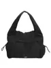 Bolsa tote casual estilo coreano con cierre de broche de presión tipo tapa abatible, con un ambiente relajado, plisado, simple y casual, adecuada para parejas, para ir al trabajo, bolso de hombro