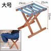 Taburete Plegable de Madera Maciza Hawthorn Wood, Portátil y Práctico para Barbacoa, Uso en Casa, Escuela, Entrenamiento Militar, Tienda de Artículos de Pesca, Almacenamiento, Uso Exterior Simple