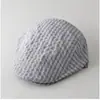 Gorra de visera corta a cuadros vintage para primavera y verano, para hombres y mujeres, gorra versátil fina y transpirable para el verano
