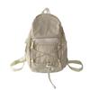 Mochila pequeña de estilo japonés para mujer, estilo nuevo 2024, bonita mochila informal con cordón, ligera y de viaje.