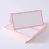 Cartão de mesa com estrutura de pó Amazon mais vendido cartão de assento cartão de nome de casamento ebay, decoração de mesa com desejo cartão de tenda pequena