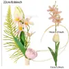 Suministros para bodas flor de muñeca decoración de flor de muñeca decorativa a juego con disfraz navideño tulipán artificial combinación de flores pequeñas decoración