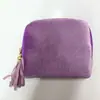 Nueva Bolsa de Almacenamiento de Joyas, Caja de Joyas Multicompartimento para Anillos y Pendientes, Caja de Almacenamiento de Joyas con Cremallera de Borla, Almacenamiento de Joyas de Mano