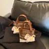 Bolso Pequeño Transfronterizo para Mujer, Bolso Cruzado de Hombro con Bloques de Color a Cuadros, Nuevo Bolso de Mano de Moda 2026, Bolso Cuadrado Pequeño Sencillo y a la Moda