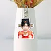 Llavero Acrílico Blanco Doble Cara de Xiao Zhan Colgante para Bolsa de Fan Support Colgante para Mochila Mercancía de Celebridad Diseño Personalizado