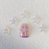 Arte de uñas japonés mini resina estrella de mar adornos de arte de uñas color mixto estrella de cinco puntas usar adornos diy al por mayor