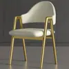 Silla tipo A de tienda de té con leche de moda de lujo, silla para salón de manicura y belleza con respaldo, estilo de silla de comedor nórdica, oferta especial, de alta gama y engrosada