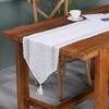 Caminho de Mesa de Renda Estilo Americano Luxo Leve Pano de Cobertura para Mesa de Jantar de Alta Qualidade Mesa de Centro à Prova de Poeira Branco Longo Nórdico de Alta Qualidade Móvel de TV