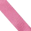 Cinta de espiga de nailon de imitación, cinturón de seguridad de espiga de gasa ligera 250D, cinta de color rojo rosa disponible para venta al por mayor