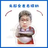 Tws Choi Young Jae Han Jin Desenho Animado Versão Q Suporte de Mesa Elétrico Vibratório Brinquedo Vibratório Cartão Plástico Encapsulado Suporte de Ventilador