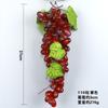 Fruta de Alta Simulación Uvas Escarchadas Tacto Plástico Ramo de Uvas Falsas Accesorios de Fotografía Decoración Hogar Ratán Ramo de Uvas
