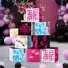 Aniversário de Bebê Caixa de Pilha de Aniversário Decoração Meninos e Meninas Semana de Pegar Arranjo de Cena Adereços Enfeites