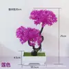 Simulação bonsai decorações ornamentos simulação jardim flor simulação planta vaso americano falso bonsai atacado