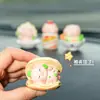 Enfeite de porco para carro comida chinesa, porquinho fofo, decoração criativa para carro, presente para meninas, peça única dropshipping