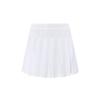 Nova Saia Esportiva Feminina para Badminton Tênis Corrida ao Ar Livre Secagem Rápida Respirável Anti-deslizante Saia Plissada Branca Culotes