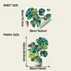 Nova Planta Artificial Monstera Fresca Fun-F1016 em Vaso Decoração de Sala de Estar Entrada Adesivo de Embelezamento Autoadesivo Atacado