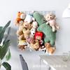 Estilo Nórdico Rejilla Gruesa de Hierro Decoración de Pared para Fotos Estante Jardín de Niños Malla de Alambre de Púas Decoración Fondo Estante de Pared