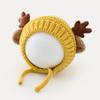 Gorro de bebé de otoño e invierno coreano, súper lindo, lindo cervatillo, para bebés, niños y niñas, gorro de punto de lana cálido para niños.