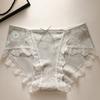 Ropa interior femenina de algodón puro natural de color 7A, bacteriostática, sin costuras, con entrepierna de algodón puro, clase A, de encaje sexy para bebé.