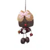 Colgantes de muñecas de cáscara de fruta natural, productos terminados de muñecas de cabeza grande de paulownia de campana de agua, y lindos y peculiares colgantes de muñecas de cáscara de fruta de vaina