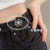 Hebilla Metálica Reductora de Cintura de Jeans Moda Flor Reducción Invisible Reducción Cintura de Jeans Accesorios para Mujer