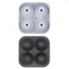 Molde de Bola de Gelo, Grande Capacidade, Bandeja de Gelo de Silicone Doméstica, Congelamento Rápido, Fácil de Soltar, Resistente a Altas e Baixas Temperaturas, Fabricante de Cubos de Gelo, Bonito e Divertido