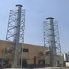 Torre de Chaminé de Aço Inoxidável Anticorrosiva, Torre de Emissão de Gases Industriais Resistente ao Vento e Estável, Torre Especial para Chaminés de Aço Inoxidável em Usinas de Energia