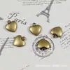 Accesorios para joyería vintage DIY corazón de aleación 12*10mm con colgante de amor accesorios para joyería colgante XS1602GQ