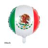 Globo de película de aluminio para la Copa del Mundo transfronteriza, nueva bandera, diadema, diseño de fiesta, decoración, tocado, globo, venta al por mayor