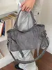 Yue Zi 2026 Verão Nova Moda Versátil Simples Bolsa de Ombro Único Bolsa de Grande Capacidade Cor Sólida Casual Bolsa Transversal
