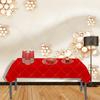 Mantel Desechable Nuevo Spot de PEVA de Color Puro, Tamaños Grande y Pequeño Disponibles, Mantel Rojo Impermeable para Banquetes de Fiesta
