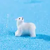 Paisaje Micro Mini Simulación Miniatura Figura de Oso Polar Accesorios de Decoración Bola de Cristal DIY Adornos Pequeños de Escritorio
