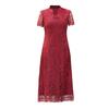 Novo Vestido de Casamento Estilo Chinês para Mãe do Noivo Vestido de Casamento 2025 Novo Vestido de Casamento para Mulheres de Meia-Idade e Idosas Vestido de Verão para Mães Estilo Nacional