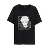 Comércio exterior novo dia difuso feitiço de volta à guerra JUMP COMICS Amantes europeus e americanos estudante de manga curta T-shirt uma geração de cabelo