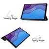 Para Lenovo Lenovo Tab M10 HD (2.ª generación)Estuche Plano Plegable con Ruedas X306X
