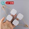 4*4cm Paño Spunlace Parche de Masaje de Electrodo Desechable Múltiple Electroterapia de Fisioterapia Parche de Electrochoque Tipo Pin Parche de Electrodo