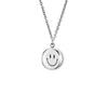 Trendy Swivel Smiley Face Colar Hip Hop Pingente Flip Expressão Artística Masculino e Feminino Trendy Mood Nova Cadeia Sweater
