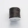 Cuerda de Cera 1mm Cordón de Cuero Pulsera Hilo Rollo Pequeño Cuerda de Cera 1mm Para Bisutería No Elástica Resistente al Desgaste Material para Accesorios de Joyería Paquete
