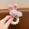 Elástico de Cabelo de Veludo de Alta Qualidade com Pom-Pom, Novo Estilo 2026, Elástico para Coque com Laço, Scrunchie de Ursinho Delicado para Mulheres