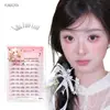 Pestañas Inferiores Segmentadas Yuxiaoya Shengtang Yiren, Pestañas Postizas Transparentes Claras para un Look Natural, Banda Transparente Segmentada, Pestañas Postizas Fotogénicas, Transfronterizo