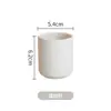 Taza de Cerámica Simple de Color Sólido Taza para Velas Taza Aromática Taza Vacía Portavelas Candelabro Estilo Europeo Logo Personalizable
