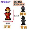 Charms para Zapatos con Temática de Fuego al por Mayor para Fabricantes, Material de Goma Suave Resistente al Desgaste, Accesorios para Zapatos tipo Clog, Decoraciones de Hebilla de Zapato Desmontables