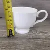 Taza de Café de Porcelana de Hueso Blanca Pura para Uso Doméstico, Pequeño Lujo de Estilo Europeo para el Té de la Tarde (Taza y platillo B) Taza y platillo de café