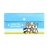 Bolsa de Documentos Mini de Dibujos Animados Cierre Broche Esmerilado Engrosada Bolsa para Billetes Japonesa Bolsa de Almacenamiento Bolsa de Documentos para Billetes de PP