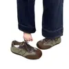 Zapatos de Entrenamiento Alemanes de Suela Plana con Bloques de Color para Mujer Zapatos de Mujer 2026 Nuevo Otoño Más Vendidos Zapatos Deportivos Casuales Estilo Retro Universitario Zapatos de Skate para Mujer