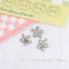 Pingente de laço de amor de fada doce liga pingente diy colar pulseira feito à mão acessórios de joias atacado