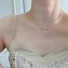 Collar de Cuentas de Colores Diseño de Nicho Femenino Sentido de Diseño Dulce Atmósfera de Viaje de Verano Sentido Todo Combinable Cadena de Clavícula de Cuentas Hecha a Mano