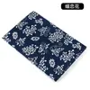Wuzhen Algodão Linho Estampado Azul Floral Étnico Decoração Evento Toalha de Mesa Tecido para Cortina Decoração de Fundo Artesanal