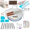 Bandeja Giratória para Bolo Conjunto de 106 Peças Bandeja Giratória para Bolo de Aço Inoxidável Ferramentas para Cobertura e Decoração de Bolos Fabricante Atacado